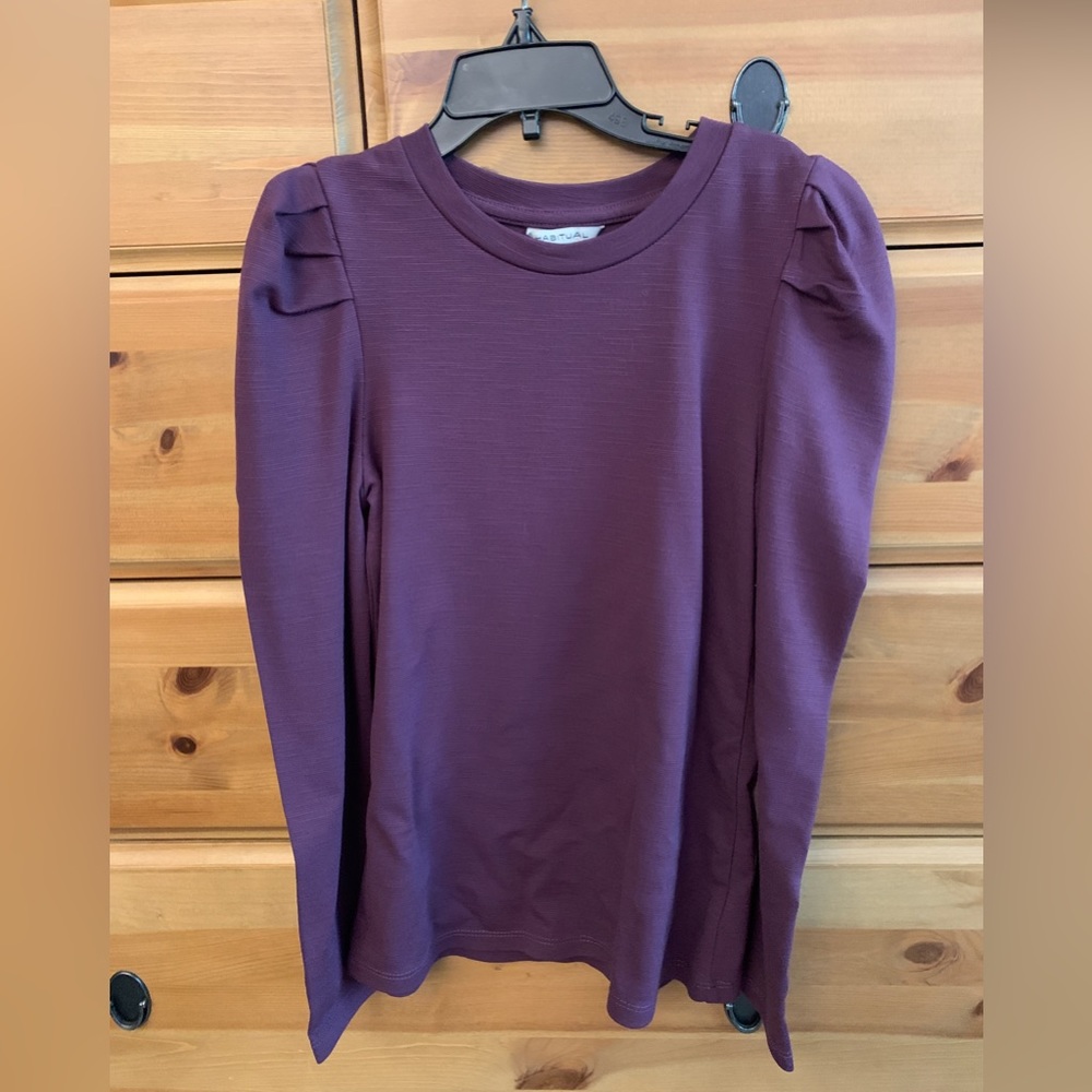 Habitual kids size 7/8, plum long sleeve